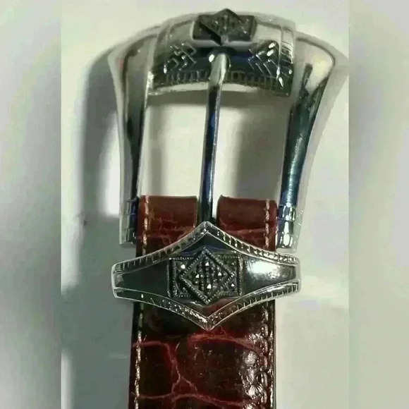 A Judith Jack sterling buckle w/ belt. - Picture 5 of 13